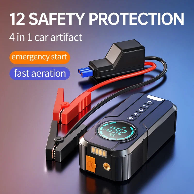 Car Jump Starter 4 en 1