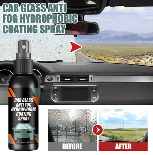 Spray anti-buée pour pare-brise de voiture